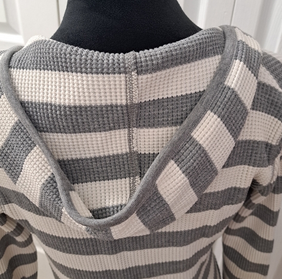 Levi's Waffle Knit Striped  Jacket  Size S - Picture 5 of 12